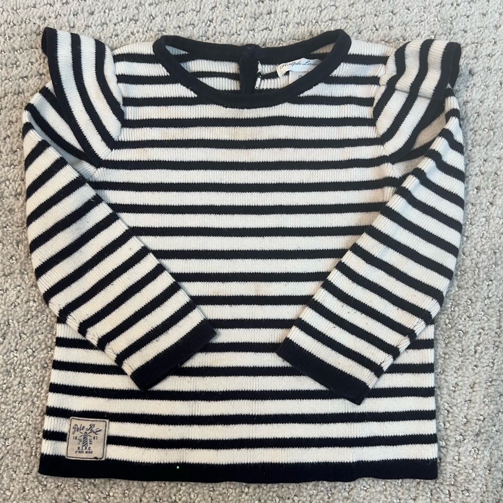 Ralph Lauren Striped Sweater - 12M